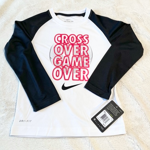 🆕Boy’s Nike Dri-Fit CROSS OVER GAME OVER Raglan - Picture 5 of 8